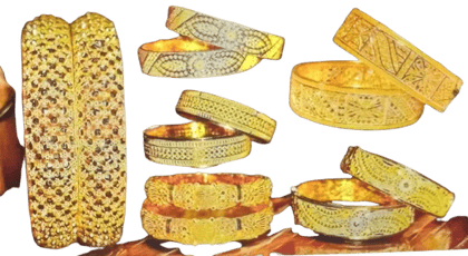 Gold Plated Charm Bracelet Set