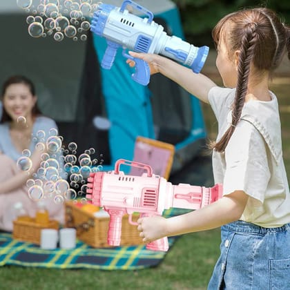 32 Hole Automatic Bubble Maker Blower Machine for Kids & Adults Outdoor Indoor Birthday Wedding Party Gifts