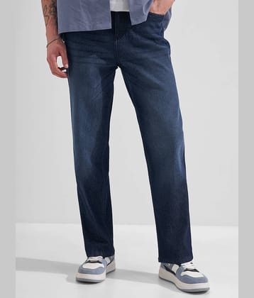 Highlander Relaxed Solid Men's Jeans - Blue ( Pack of 1 )