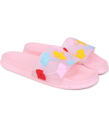 KAPANI Pink Women's Slide Flip flop