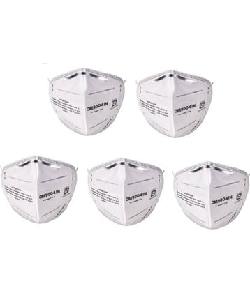 3M 9004IN Particulate Respirator, White - Pack of 5