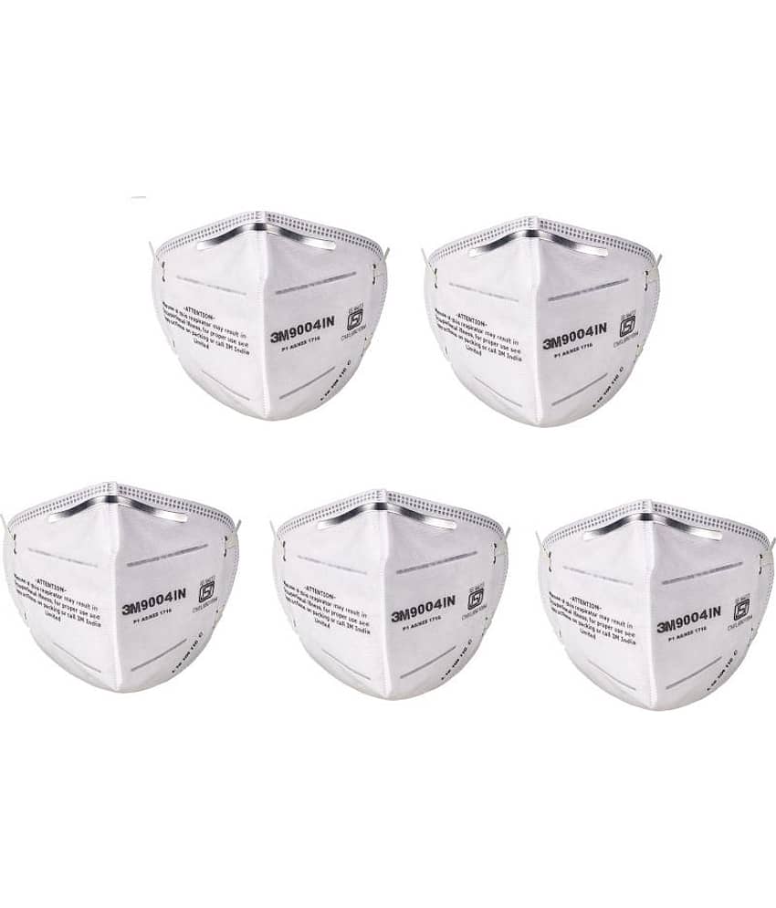 3M 9004IN Particulate Respirator, White - Pack of 5