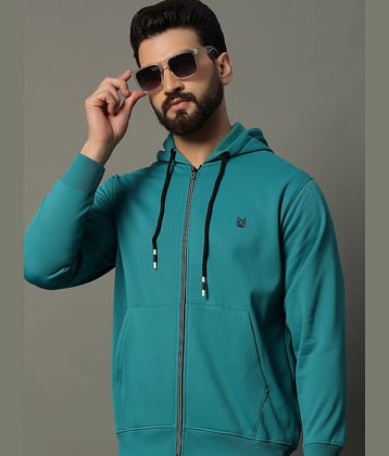 stelvin Cotton Blend Hooded Men's Sweatshirt - Grey ( Pack of 1 )