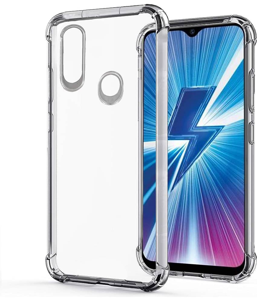 Vivo Y12 Bumper Cases BEING STYLISH - Transparent
