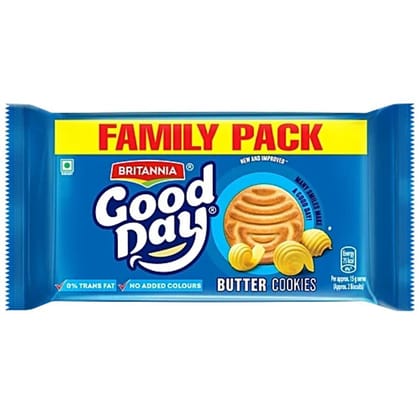 Britannia Good Day Butter Cookies, 565 g (5 x 113 g) - 565 gm - 565 gm - Three units