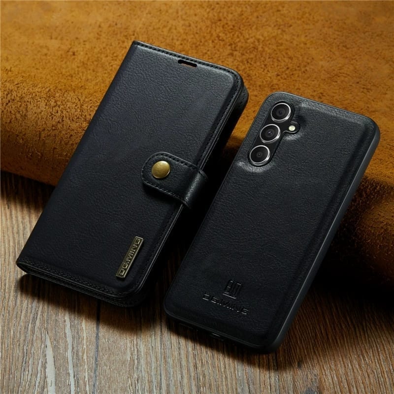 Two-In-One Wallet Style Premium Leather Luxury Flip Cover-Samsung Galaxy S25