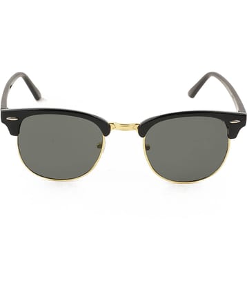 Bayberry Black Round Sunglasses ( Pack of 1 )