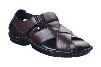 Michael Angelo Gents Brown Sandal-Brown / 8