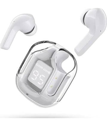 COREGENIX Premium Ultrapods Bluetooth True Wireless (TWS) In Ear 30 Hours Playback Low Latency IPX4(Splash & Sweat Proof) White