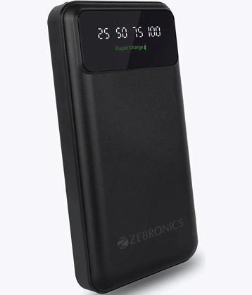 Zebronics 20000 -mAh 22.5W Li-Polymer Power Bank