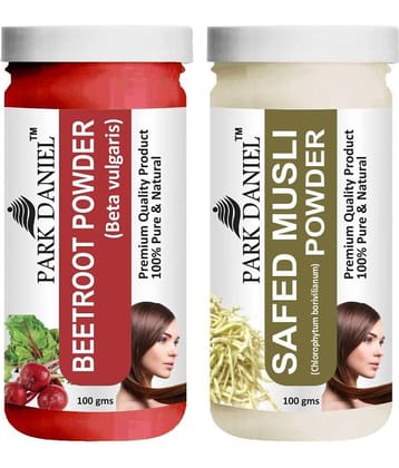 Park Daniel  Beetroot & Safed Musli Powder  Hair Mask 200 g Pack of 2