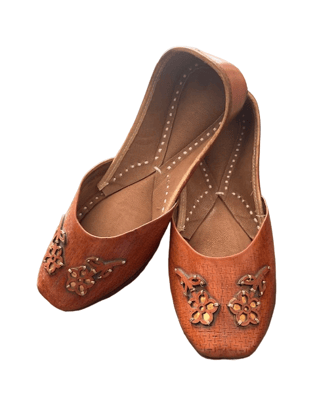 Tilla Embroieded Leather Footwear 