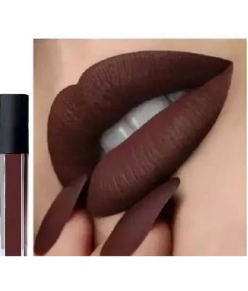 Beauty Women Brown Matte Smudge Free Liquid Lipstick ( Pack of 1 )