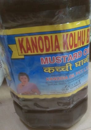 Kanodia kolhu mustard oil 5ltr