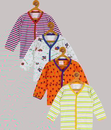 Babeezworld Pack of 4 Baby Boys Cotton T-Shirt ( Multi )