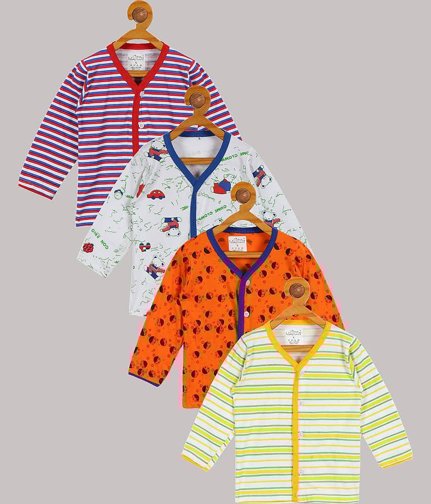 Babeezworld Pack of 4 Baby Boys Cotton T-Shirt ( Multi )