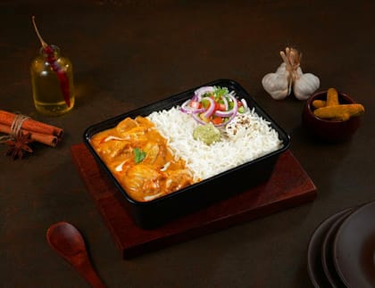 Butter Chicken Rice Bowl