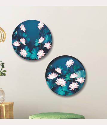 Saf Premium Floral wall hanging MDF Painting