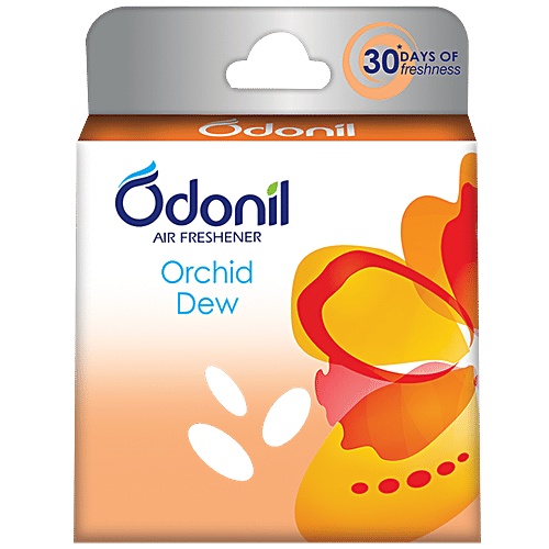 Odonil Bathroom Air Freshener Blocks - Orchid Dew, 48 g