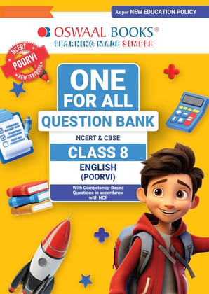 OSWAAL CBSE ONE FOR ALL ENGLISH (POORVI) CLASS 8 FOR 2026 EXAMS [Paperback] [Oct 30, 2024] Arihant