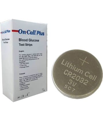 On Call Plus 200 Strips With Battery