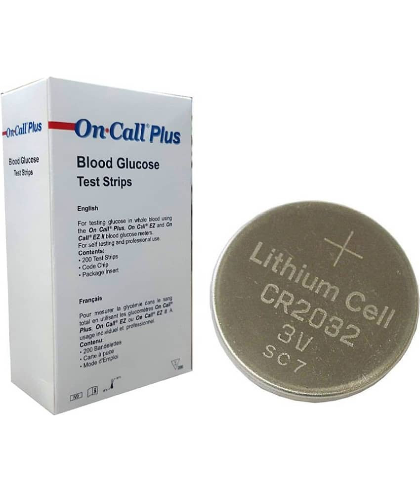 On Call Plus 200 Strips With Battery