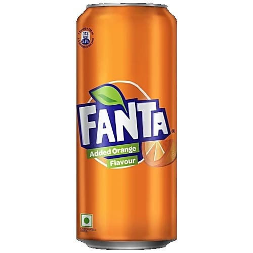 Fanta Soft Drink - Orange Flavoured, Refreshing, 300 ml Can