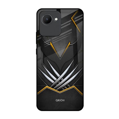 Black Warrior Glass Case for Realme C30