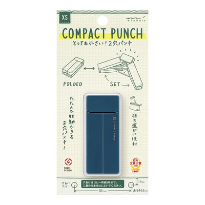Midori XS Compact Punch - Navy Blue A