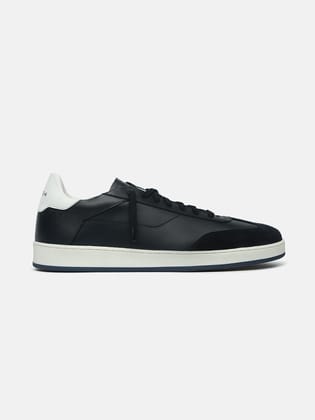 NEBULA - Blue Leather & Suede Classic Sneakers-6