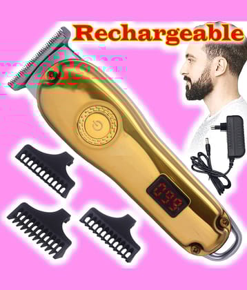 JMALL Rechargeable Gold Cordless Beard Trimmer With 40 minutes Runtime