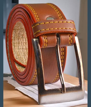 SUNSHOPPING - Tan Synthetic Men's Formal Belt ( Pack of 1 )