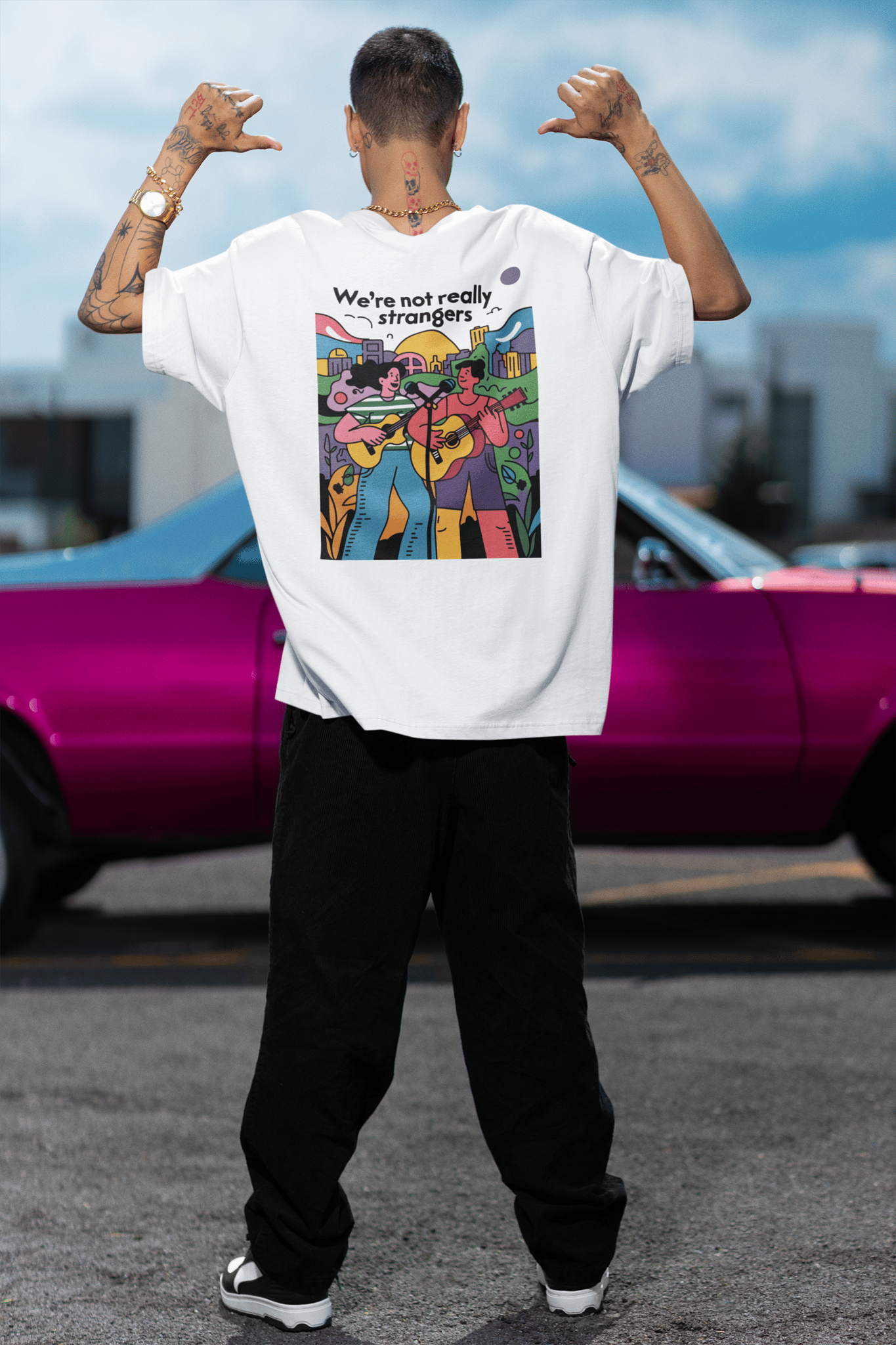 RASB "We Are Not Really Strangers" T-ShirT-White / S