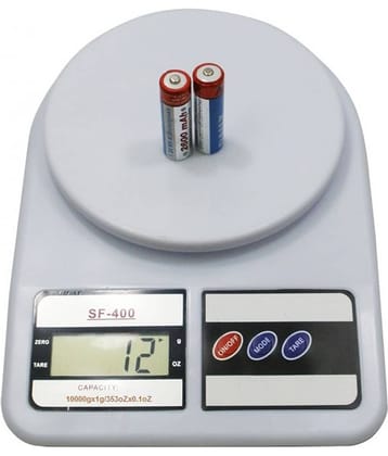 Dolphy White Virgin Plastic Electronic Kitchen Scale