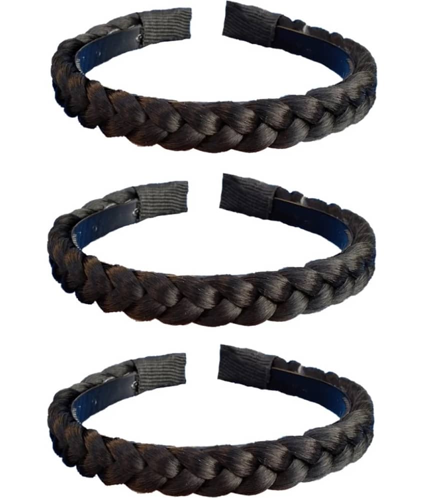 Rhosyn Black Women's Hair Band ( Pack of 3 )