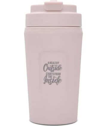 Jaypee SNAPSNIP Typography Stainless Steel Travel Mug 385 mL ( Pack of 1 )