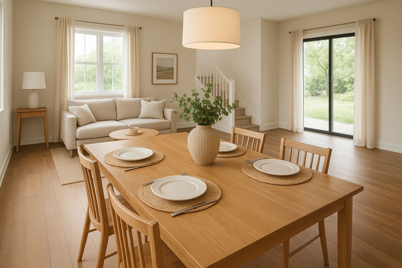 Handwoven Tiger Grass Big Coaster  (Pack of 4)