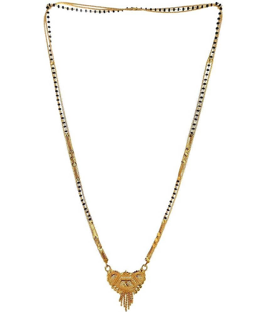 JIPPA - Golden Mangalsutra ( Pack of 1 )