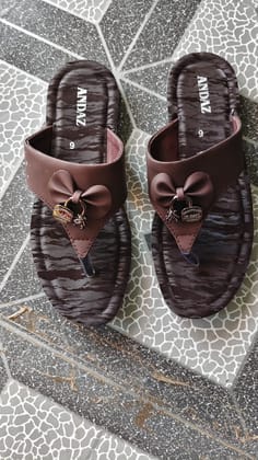ANDAZ Womens Brown Casual Sandals