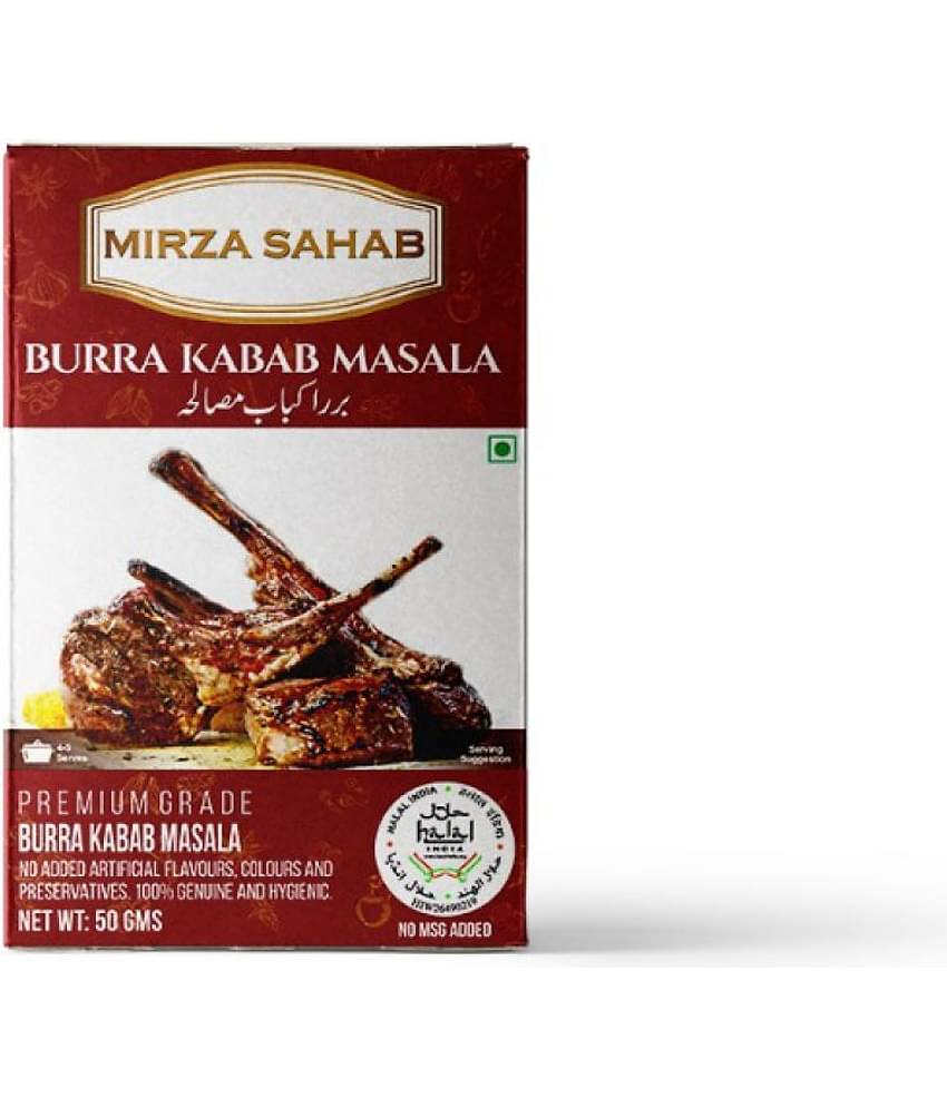 Mirza Sahab Burra Kabab Masala Instant Mix 50 gm Pack of 4