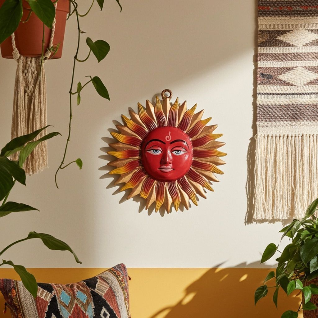 Aluminium Showpiece Sun Statue (ASMAS210 A)