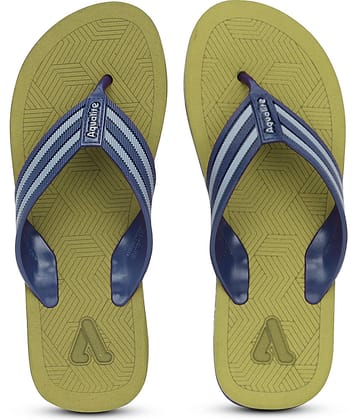 Aqualite Olive Men's Thong Flip Flop