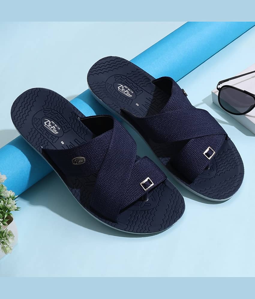 PUPINE Blue Men's Thong Flip Flop