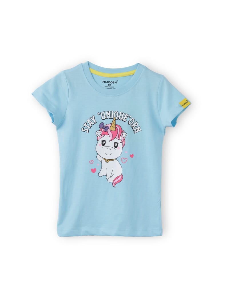 Elegant Kids Girls T shirt Cotton Atomizer Blue Cute Unicorn 2025 at ShopCircuit | ONDC Elegant Kids Girls T shirt Cotton Atomizer Blue Cute Unicorn 2025 at ShopCircuit | ONDC