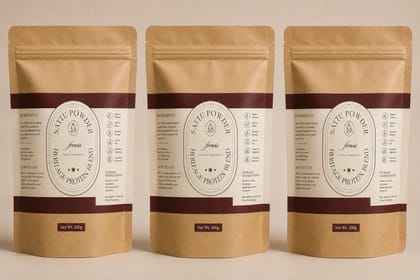Favours Organics Sattu Powder | Roasted Chana Sattu Drink Mix | High Protein & High Fibre | Natural Summer Coolant | Plant-Based Nutrition | No Added Sugar & Preservatives | 500g Pack of 3