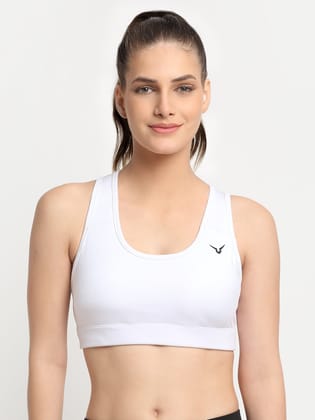 Invincible Women’s Performance Sports Bra-White / XS