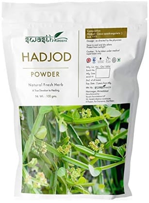 Swasth Arogya Hadjod (Hadsankal) Powder, 100g, 1 Pack
