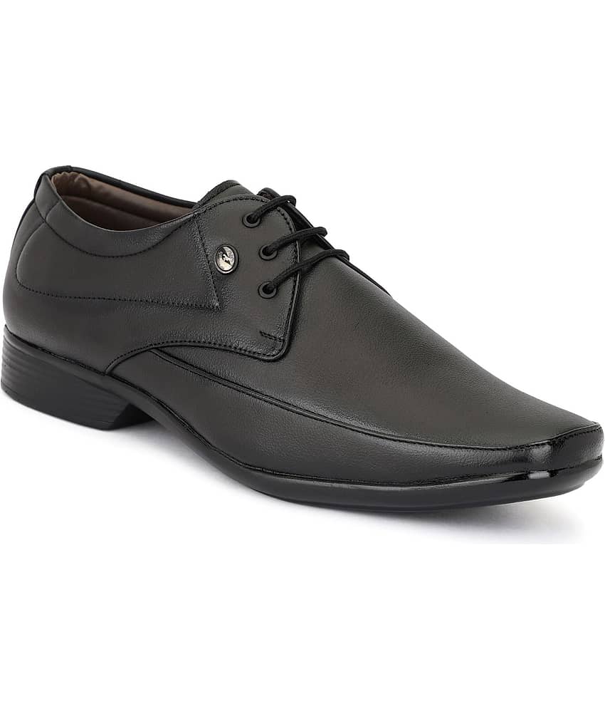 MARKRANGE - Black Men's Derby Formal Shoes
