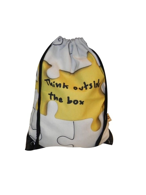 Printed Astara Poly Canvas Backpack