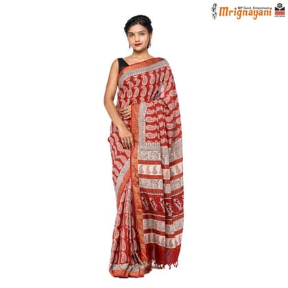 HANDLOOM KOSA SAREE WITH BLOUSE (SKU - 3N0102060622, SAREE - 1190)